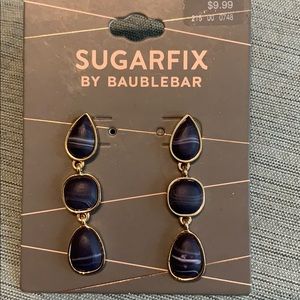 Sugarfix by Bauble Bar Navy Blue Earrings